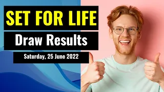 Set for Life Lotto draw results from Saturday, 25 June 2022