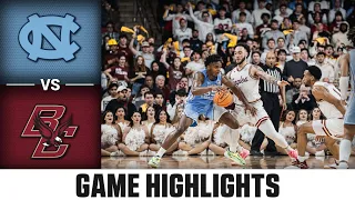 North Carolina vs. Boston College Game Highlights | 2023-24 ACC Men’s Basketball