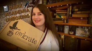 Owlcrate ☕🕯️ DARK ACADEMIA 🖋️📓 Unboxing AUGUST  2021 & $5 Off Coupon 😄