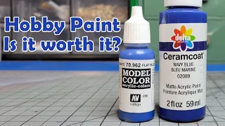 Model Paint vs Craft Paint - Eye Opening Results!