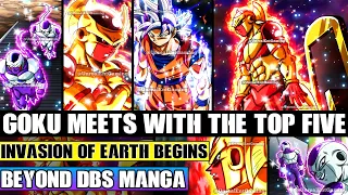 Beyond Dragon Ball Super Goku Meets With The Top 5 Strongest! Frieza And Cooler Head To Earth