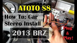 ATOTO S8 Car Stereo Install (Plug and Play wiring for Subaru and Toyota) 2013-2015 Subaru BRZ or FRS