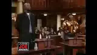 Judge Joe Brown Angry Defendant