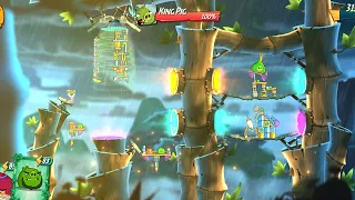 ANGRY BIRDS 2 | KING PIG 🐖 PANIC ATTACKS FAILED | LOSS 240 GEM 💎 #views #viral #angrybirds  07/05/24