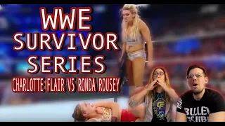 Charlotte Flair Vs Ronda Rousey- Survivor Series 2018