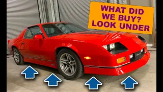 Inspection After Buying Our 3rd Gen Camaro. The Chassis [Good & Bad]