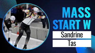Sandrine TAS (BEL) | Winner | Mass Start Women | Quebec City 2024 | #SpeedSkating