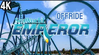 Emperor OFFRIDE | SeaWorld San Diego NEW Dive Coaster!