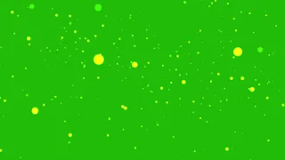 Gold Particles Green Screen HD