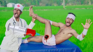 Very Special Amazing Funny Video 2024 Must Watch Comedy Video Injection Funny Video | Doctor Ep 167