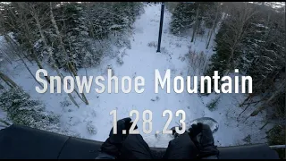 Full Snowboard Run at Snowshoe 2023