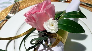 Toilet Paper Roll Napkin Ring DIY