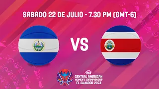 El Salvador v Costa Rica | Full Basketball Game | COCABA Women's Championship 2023