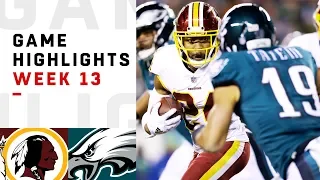 Redskins vs. Eagles Week 13 Highlights | NFL 2018