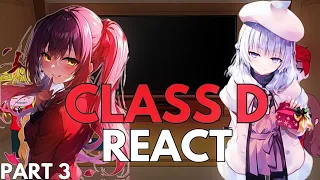 Class D React to Ayanokoji || Part 3 || Classroom of The Elite || Eng/Ru