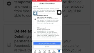 How to Deactivate Fb Account | Tutorial New Facebook Meta