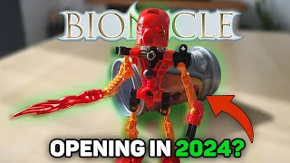 Unboxing the 2001 Bionicle Tahu Mata in 2024