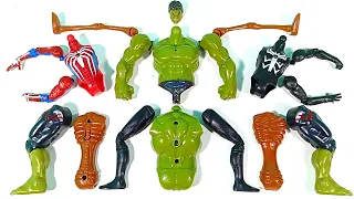 Merakit Mainan Spider-Man, Hulk Smash, Venom, Siren Head Avengers Superhero Toys