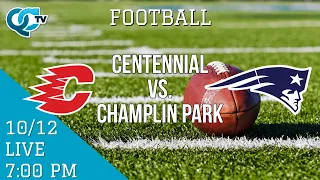 Football: Centennial @ Champlin Park | Champlin Park High School | QCTV