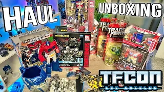 TFCONLA 2024 Transformers Figure HAUL LIVE Unboxing! | The BEST TRIP EVER! [Teletraan Unboxings 98]