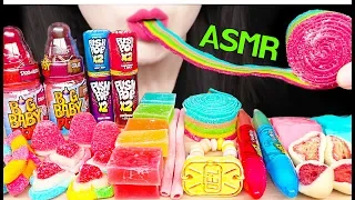 ASMR GUMMY JELLY, LIPSTICK CANDY, CHOCOLATE 초콜릿, 젤리, 립스틱 사탕 먹방 (EATING SOUNDS) NO TALKING MUKBANG