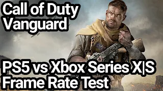 Call of Duty Vanguard PS5 vs Xbox Series X|S Frame Rate Comparison