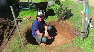 How to Make a Permaculture Grey Water Infiltration Basin