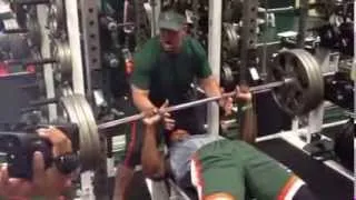 Erik Swoope Benches 365 LBS.