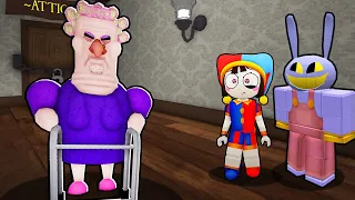 THE AMAZING DIGITAL CIRCUS POMNI VS ESCAPE GRUMPY GRAN (Roblox)