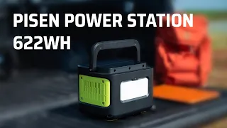 Trên tay nguồn điện di động Pisen Power Station 622Wh