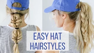 Easy Hairstyles for Hats  - Hair Tutorial