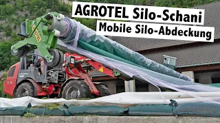 Mobiles Silo Abdecksystem | Agrotel Silo Schani | Fahrsilo abdecken leicht gemacht