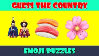 Guess the Country by Emoji Puzzles