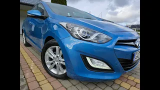 HYUNDAI I30 II 1.4 16V 99km Niebieski 158tkm GAZ-STOL