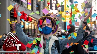 Times Square se llenó de confeti en el ensayo de la celebración de Año Nuevo | Telemundo