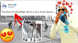 NBA 2K IS OFFICALLY ENDING.. THE END OF NBA 2K22 (SERVERS SHUTTING DOWN)