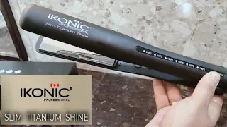 IKONIC HAIR STRAIGHTENER (slim titanium shine)
