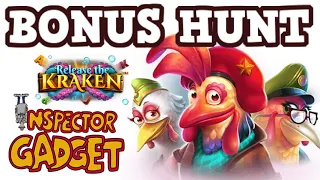 Friday Bonus Hunt! - Release the Kraken, Inspector Gadget and more...