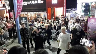 KINGDOMS CREW😍. PENTAGON 'SHINE' COVER. ENJOYING HAPPY BUSKING WITH AMAZING FANS.