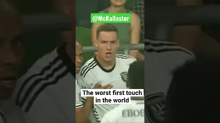 The Worst First Touch in the World #shorts #soccer #football ⚽️