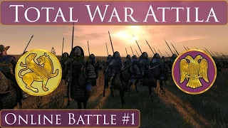 Total War Attila : Online Battle 1 : Sassanids vs ERE