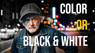 Mastering Street Photography: The Color vs. Black & White Dilemma