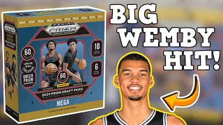 BIG Wemby Hit! Double 2023 Panini Prizm Draft Picks Mega Box Opening!