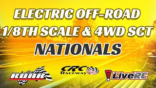 2023 ROAR 1/8 Electric Offroad Nationals Saturday Qualifying And A1 Mains