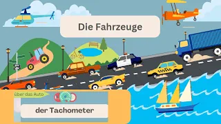 Vehicles and traffic - vocabulary in German 🇩🇪