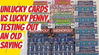 Lucky scratch cards, Lucky Penny. See a penny pick it up, all day have good luck.