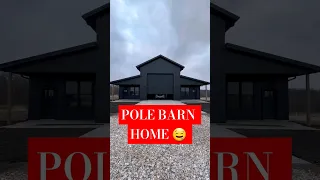 POLE BARN HOME ( BARNDOMINIUM LIVING ) #barndominium #homedesign #hometour #homedesign