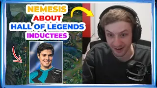 Nemesis About Hall of Legends Inductees 🤔