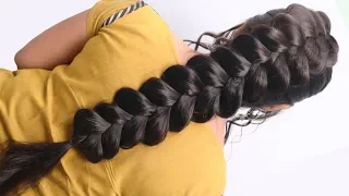 Most Beautiful Dutch Braid Hairstyle with Trick || Hairstyle for long hair girls | Easy Hairstyles