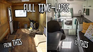 Complete RV Renovation! Start to Finish Time-lapse!